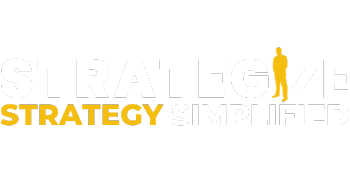Strategize White Logo